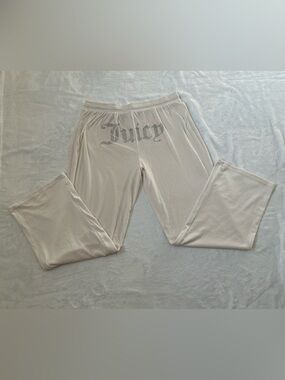 Juicy Couture Lounge Pants Cream White Size XL